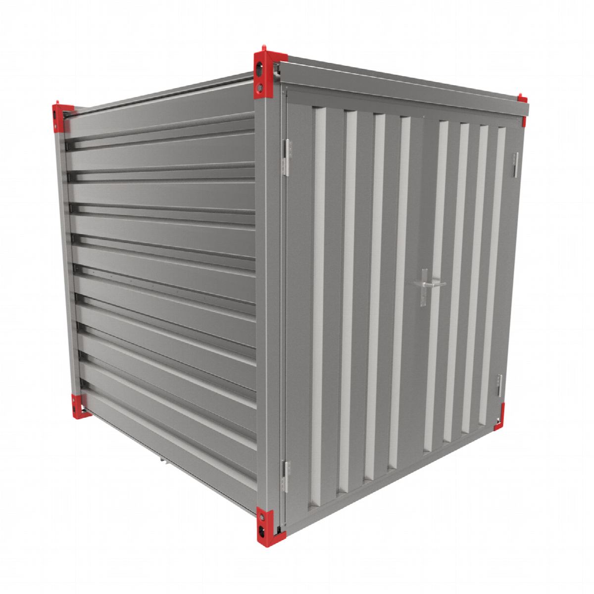 Materiaalcontainer dubbele deuren korte zijde - 2,23 mtr