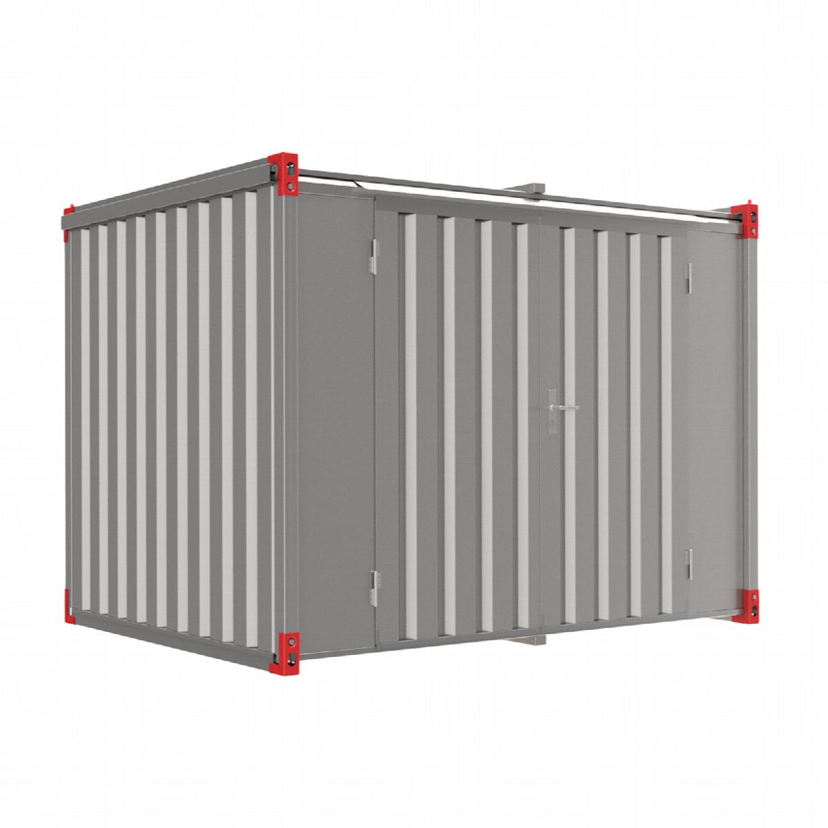 Materiaalcontainer dubbele deuren lange zijde - 3mtr