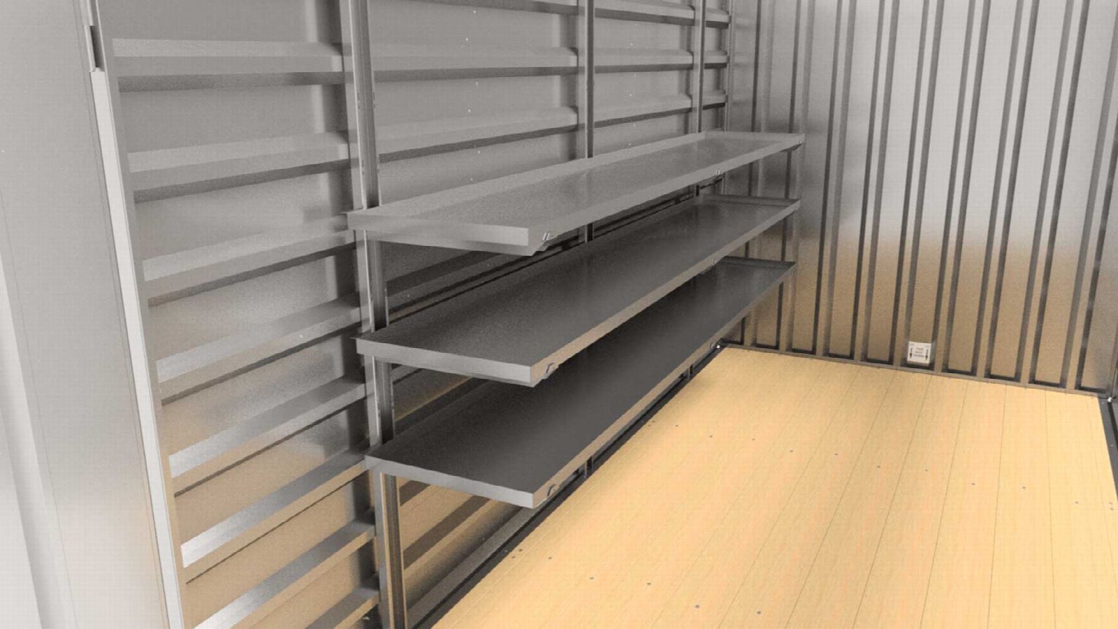 Extra schap 3 meter incl. plankdragers