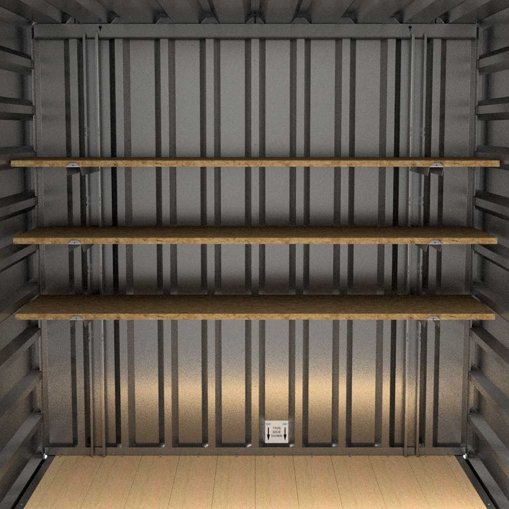 Materiaalstelling 2 meter, achterwand