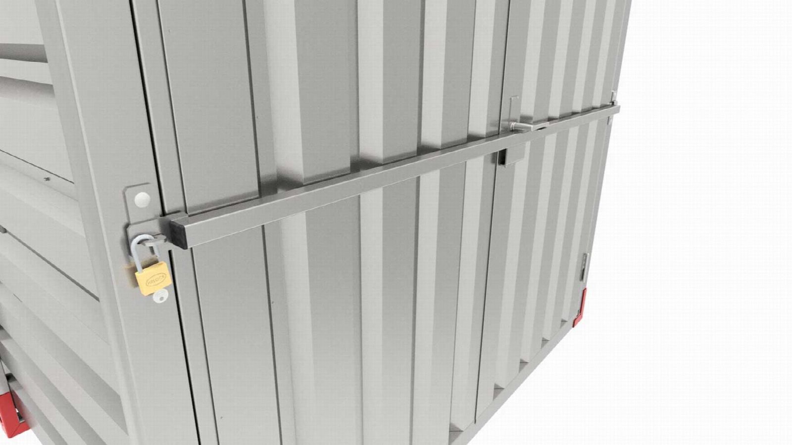 Vandaalbar set dubbele deur (excl. slot)